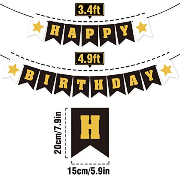 29번째 생일 소용돌이 모양 깃발 세트 - 생일 축하 배너, 29번째 생일 29세 생일 파티에 배경 장식을 매달아 건배.