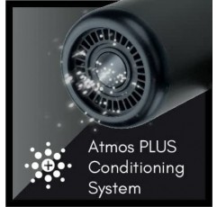 Diva Pro Styling Atmos Dry Compact Diffuser Blow Dryer - 매우 강력하고 가볍고 믿을 수 없을 정도로 조용합니다. 마그네틱 스타일링 노즐 및 XL 딥 보울 디퓨저 포함