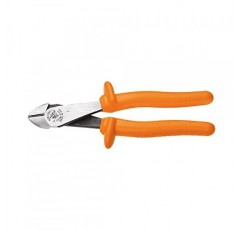 Klein Tools D2000-28-INS 플라이어, 1000V 정격 그립이 있는 절연 대각선 절단 플라이어, 고강도 고레버리지 커터, 8인치