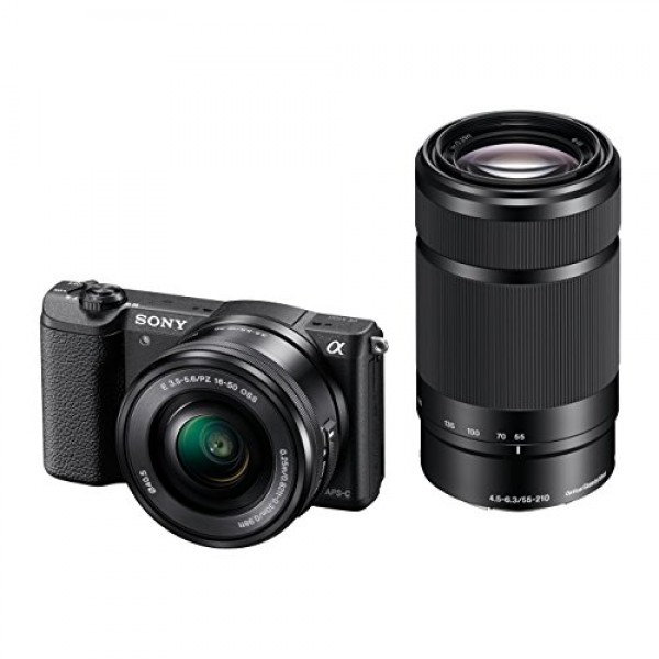 Sony Alpha 5100 시스템 카메라 180도 회전 7.6cm(3인치) LCD 디스플레이 24.3메가픽셀 Exmor APS-C 센서 풀 HD 비디오(초고속 하이브리드 AF 포함)