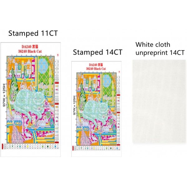 Captaincrafts Hot New Arrivals DIY 아트 크로스 스티치 키트 바느질 패턴 크로스 스티치 자수 키트 - Colorful Harbor STAMPED