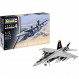 Revell F/A-18 Super Hornet 모델 키트 I 전투기의 상세한 복제본 I 데칼 버전 2개 I 97개의 부품이 포함된 1:72 스케일 I 숙련된 모델 제작자와 초보자에게 적합 I 전투기