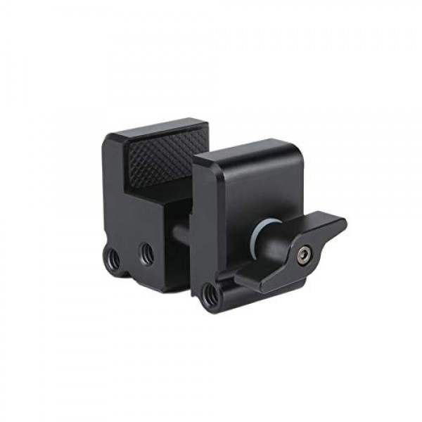 NICEYRIG 짐벌 카운터웨이트 마운트, DJI RS 3/RS 3 Pro/RS2/RSC2/Ronin S/SC 및 Zhiyun 크레인 시리즈 - 323용 BMPCC 4K 6K Pro 중측면 카메라용 조정 가능한 입 장착 클램프