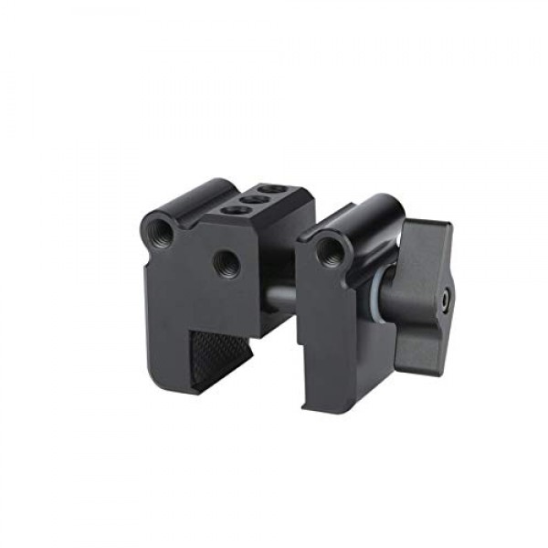 NICEYRIG 짐벌 카운터웨이트 마운트, DJI RS 3/RS 3 Pro/RS2/RSC2/Ronin S/SC 및 Zhiyun 크레인 시리즈 - 323용 BMPCC 4K 6K Pro 중측면 카메라용 조정 가능한 입 장착 클램프