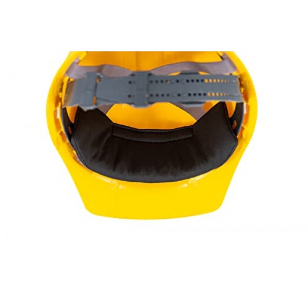 SweatHawg 안전모 스웨트 밴드 - 고흡수성 공격적으로 땀 배출 밴드 제어 과도한 땀 배출 - 땀 없음, 물방울 없음 - 모두에게 맞는 프리 사이즈(차콜 블랙)