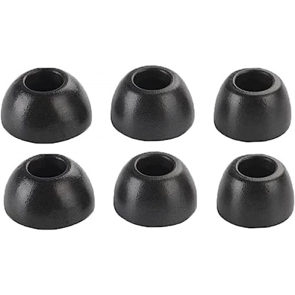 Soundcore Space A40 폼 이어 팁과 호환되는 JNSA, Anker Space A40의 Soundcore용 소음 제거 메모리 폼 이어 팁 교체, S/M/L 3 사이즈 3쌍, 검정색(2143PB)