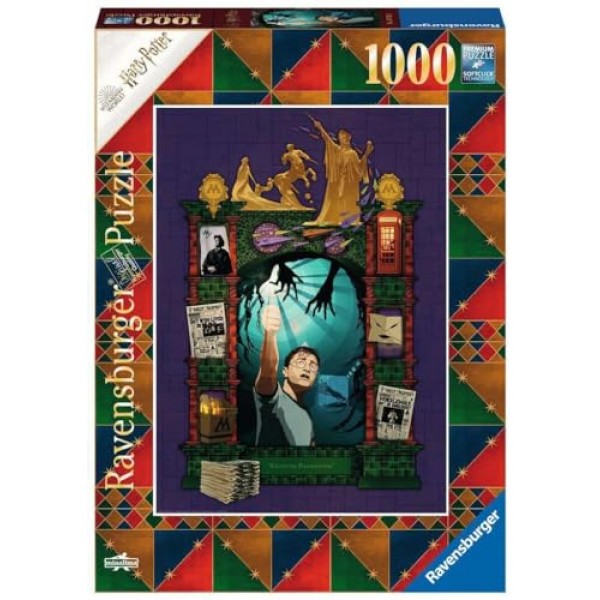 Ravensburger Harry Potter and The Order of The Phoenix 성인을 위한 1000피스 직소 퍼즐 - 16746 - 모든 조각은 독특하며 소프트클릭 기술로 조각이 완벽하게 맞습니다.