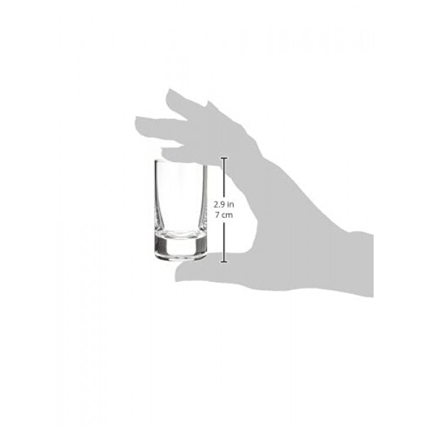 Zwiesel Glas Paris Barware 컬렉션 샷 칵테일 글라스, 1.4온스, 6개 세트