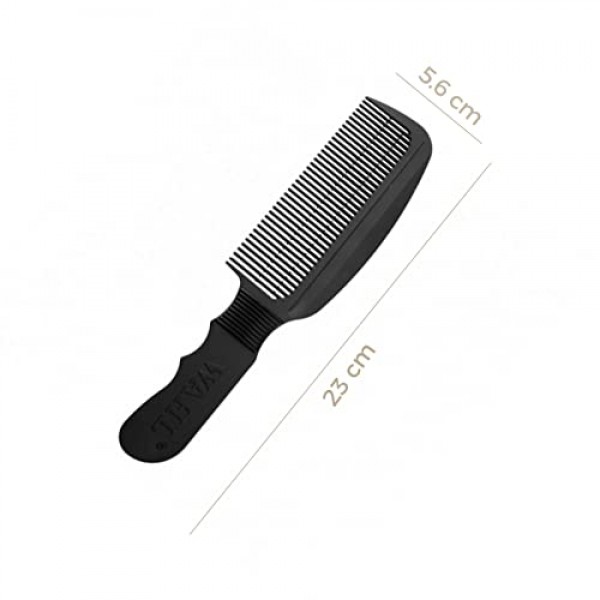 Wahl Professional 새 플랫 탑 빗 블랙 #3329 - 전문 스타일리스트 및 이발사에게 적합