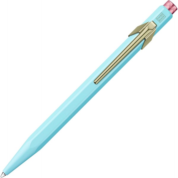 Caran d'Ache 849 볼펜 'Claim Your Style' 에디션 2 - 블루이쉬 페일 그린, 멀티컬러