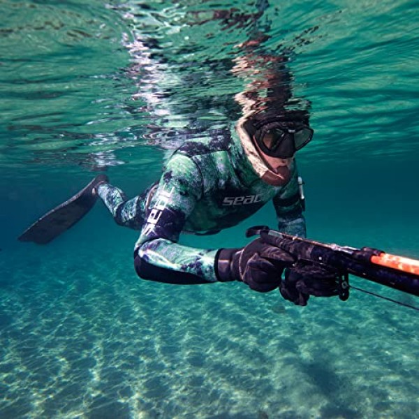 Seac Ghost, 프리다이빙과 스피어낚시를 위한 5mm 울트라스트레치 네오프렌 소재의 하이웨이스트 팬츠