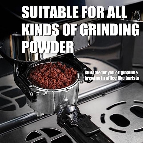 가정용 그라인더가 있는 MIROX 에스프레소 커피 메이커, 2000ML 물 탱크 및 1450w 및 ABS 하우징 콤보 커피 라떼 메이커 카푸치노 기계, 우유 거품기 라떼 마끼아또 컵푸치노