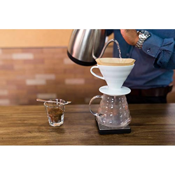 Bolio 프리미엄 표백되지 않은 대마 종이 콘 커피 필터 - 100개 - 모든 No.2 크기의 푸어 오버 커피 드리퍼와 호환 가능