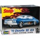 Chevrolet Chevy Chevelle SS396 Coupe Blue 2세대 1968-1972 키트 1/25 1/24 Revell 모노그램 모델 자동차(맞춤형 번호판 없음)