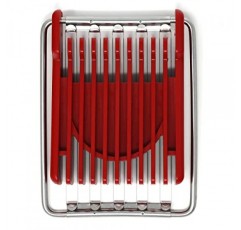 Norpro 양면 플립 N'Slice 슬라이서, 빨간색, 4.25