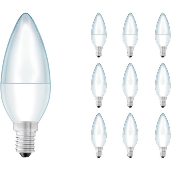 kenable [10팩] Maxim LED 6W(40Watts) 웜 화이트 SES E14 촛불 전구 009780 10개(1팩) 웜 화이트