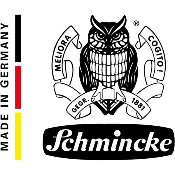 Schmincke - Designers Gouache, 12 x 20 ml 튜브, 72 014 097, 12가지 음영, 카드보드 세트, 줄무늬 없음, 최대 커버리지, 컬러 인텐시브 및 벨벳 매트