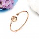 JewelryWe Jewellery 여성용 팔찌 스테인레스 스틸 꽃 생명의 나무 아로마 테라피 디퓨저 에센셜 오일 향수 팔찌 실버