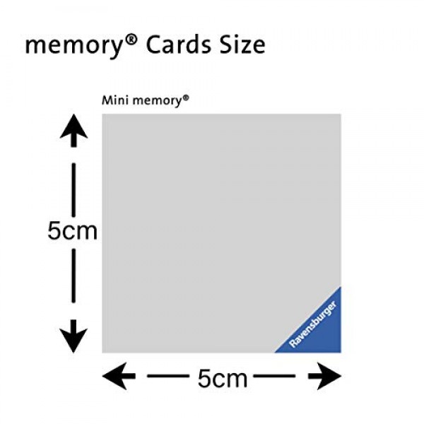Ravensburger 21308 스파이더맨 마블 스파이더맨-미니 메모리 어린이 연령 3세 이상-클래식 그림 스냅 매칭 쌍 게임