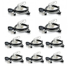 BaoFeng 라디오용 마이크가 있는 LUITON 워키토키 이어폰 Baofeng UV-5R BF-888S용 Retevis 헤드셋 Arcshell Retevis H-777 RT21 RT22 Kenwood 2 Way Radio(10 팩)