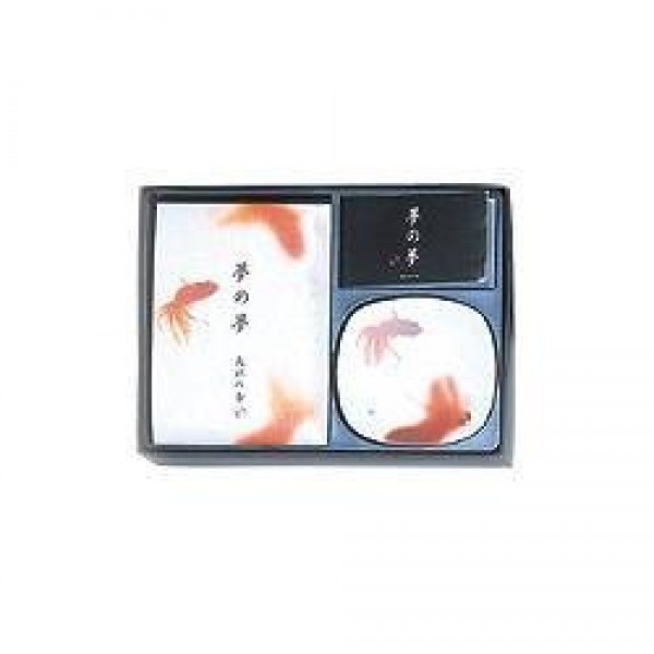 금붕어 선물 세트 - Nippon Kodo Yume-No-Yume(Dream of Dreams) - 향과 도자기 접시