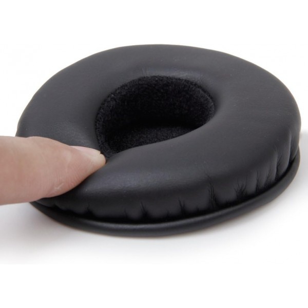Shinecozy 프리미엄 헤드폰 이어 패드 인조 가죽 폼 이어 패드, 헤드셋 이어 패드 교체 부품 (SONY MDR-V150 V250 V300 용) SONY MDR-V150 V250 V300 용