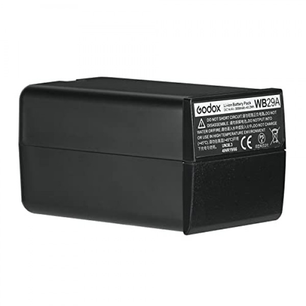 GODOX WB29 배터리 교체, (WB29A WB29B는 WB29의 다른 버전입니다) AD200/AD200Pro 포켓 플래시용 2900mAh 리튬 배터리 팩