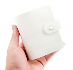 Fujifilm Instax Mini 인스턴트 필름, 폴라로이드 스냅, Z2300, SocialMatic 인스턴트 카메라 및 Zip 인스턴트 프린터용 52 포켓 미니 사진 앨범(흰색, 1팩)