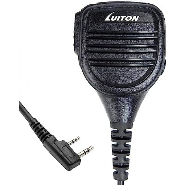 BaoFeng 숄더 마이크 스피커용 헤비 듀티 스피커 마이크 BaoFeng UV-5R BF-F8HP UV-82 UV-5X3 Retevis RT22 Kenwood BTECH TYT와 호환 가능