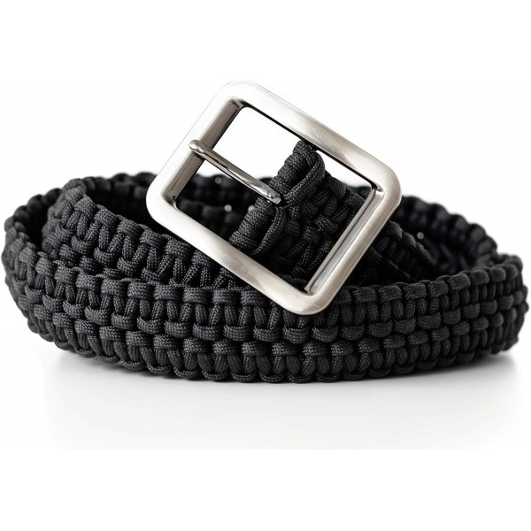 PRECORN 브랜드의 Paracord Belt Survival Belt 캠핑 트레킹 거들 블랙