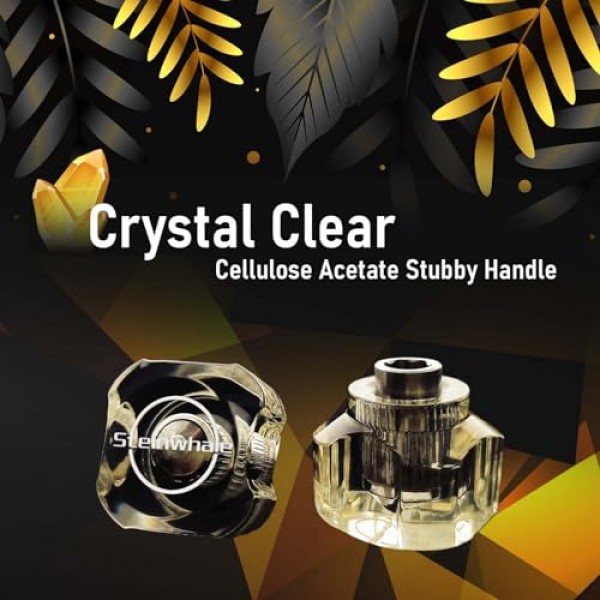 Steinwhale 10in1 좁은 부분을 위한 짧은 스터비 미니 스크루드라이버, 완전 생분해성 셀룰로오스 아세테이트 섬유로 만든 손잡이, 양방향 고경도 S2 강철 비트, 절묘한 EDC 