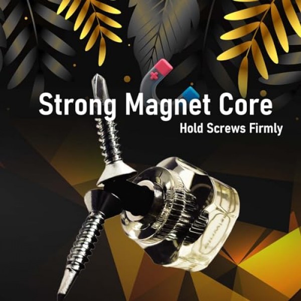 Steinwhale 10in1 좁은 부분을 위한 짧은 스터비 미니 스크루드라이버, 완전 생분해성 셀룰로오스 아세테이트 섬유로 만든 손잡이, 양방향 고경도 S2 강철 비트, 절묘한 EDC 