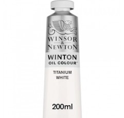 Winsor & Newton Winton 오일 컬러, 200ml(6.75-oz) 튜브, 티타늄 화이트