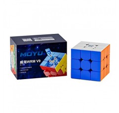 MoYu WeiLong WRM V9 3x3 스피드 큐브 스티커 없는 어린이용 퍼즐 큐브