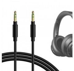 Anker Soundcore H30i, Space One, Life 2 Neo, Q30, Q35, Life 2 Active, Q20i, Q45, Vortex 케이블, 3.5mm Aux 교체 스테레오 코드(4ft/1.2m)와 호환되는 GEEKRIA 오디오 케이블