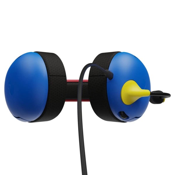 닌텐도 스위치용 PDP 게이밍 ​​AIRLITE 스테레오 헤드폰 - PC, iPad, Mac, 노트북 호환 - 소음 제거 마이크, 가볍고 부드럽고 편안한 온이어 헤드폰 - MARIO Mario Red