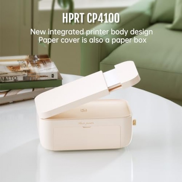 HPRT 포토 프린터 4x6, iPhone, Android, 스마트폰용 Wi-Fi 무선 인스턴트 포토 프린터, 열전사 염료 승화 프린터, AR 비디오 인쇄, 가정용 휴대용 포토 프린터