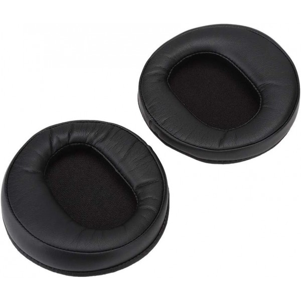DENON AH-D2000 D5000 D7000 헤드폰에 적합한 2Pcs 폼 이어 패드 소프트 교체 이어 패드 쿠션 면화 헤드셋 이어 패드 블랙