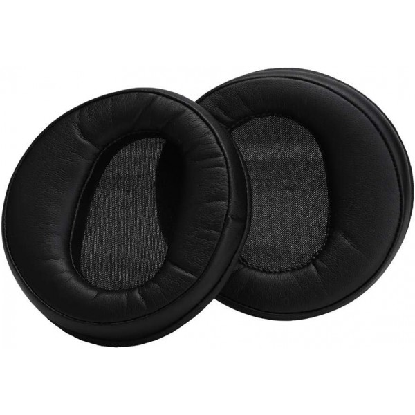DENON AH-D2000 D5000 D7000 헤드폰에 적합한 2Pcs 폼 이어 패드 소프트 교체 이어 패드 쿠션 면화 헤드셋 이어 패드 블랙