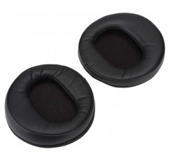 DENON AH-D2000 D5000 D7000 헤드폰에 적합한 2Pcs 폼 이어 패드 소프트 교체 이어 패드 쿠션 면화 헤드셋 이어 패드 블랙
