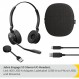 Jabra Engage 55 무선 스테레오 헤드셋(Link 400 USB-A DECT 어댑터 포함) - 잡음 제거 마이크, 장거리, 청력 보호 - MS Teams 인증 - 블랙 USB-A 스테레오 MS