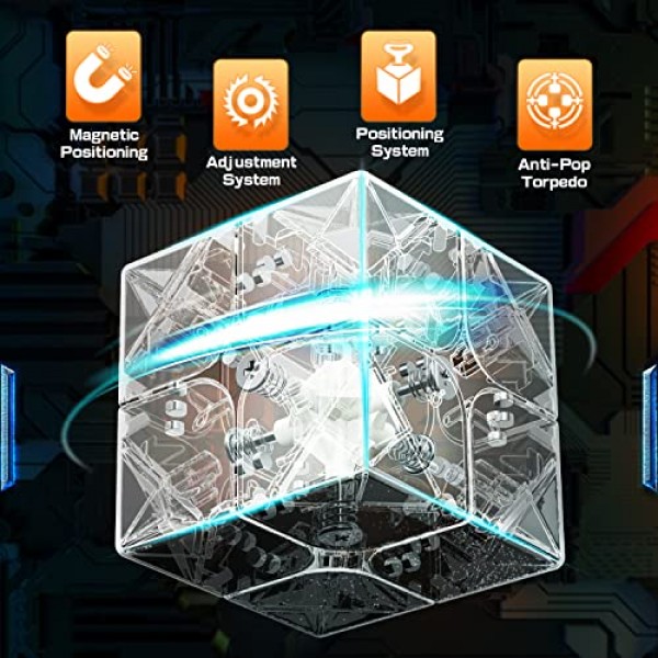 CuberShop Moyu RS2M 2022 Evolution 2x2 자기 속도 큐브, Moyu RS2M 2020의 RS2M Evolution Professional 업그레이드 버전, Moyu RS2M Evo 2022 업그레이드된 RS2M Pro 버전