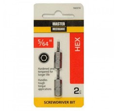 Master Mechanic 160374 5/64 -인치 육각, 1인치 삽입 비트