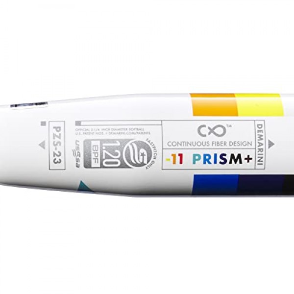 2023 DeMarini Prism+™ 패스트피치 소프트볼 배트: -11 및 -10