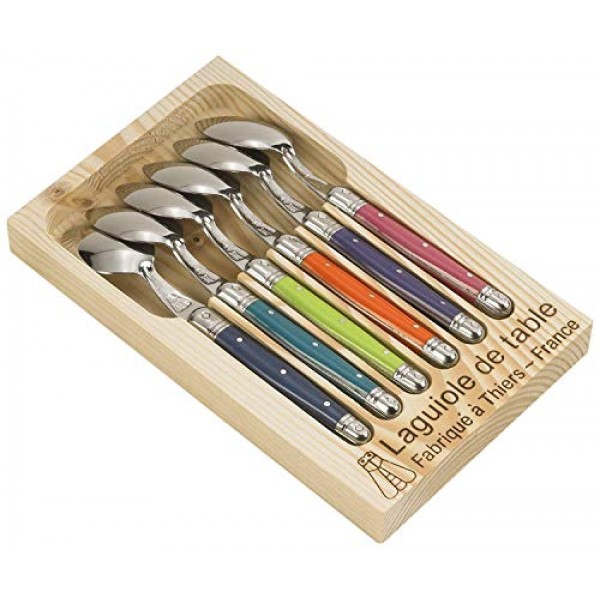 Jean Dubost Laguiole London Mix 97/13154 커피 스푼 6개 세트