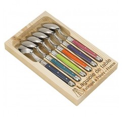 Jean Dubost Laguiole London Mix 97/13154 커피 스푼 6개 세트