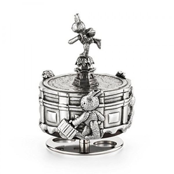 Royal Selangor 손으로 완성한 Bunnies' Day Out 컬렉션 백랍 피카딜리 서커스 음악 회전목마 선물