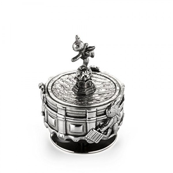 Royal Selangor 손으로 완성한 Bunnies' Day Out 컬렉션 백랍 피카딜리 서커스 음악 회전목마 선물