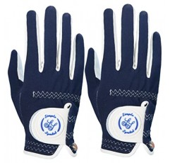 SIMPLE SYMBOL 남성용 RainGrip 골프 장갑 2팩, 덥고 습한 날씨의 편안함,(왼쪽 손 2개 또는 오른쪽 손 2개 또는 1쌍) 흰색/녹색/네이비 블루/회색 중에서 선택할 수 있는 4가지 