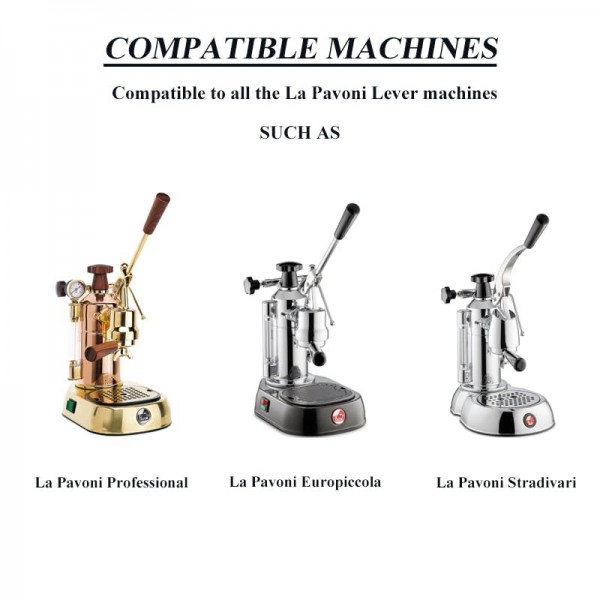 La Povoni Lever Europiccola와 호환되는 확장 스팀 노즐, 전문 스트라디바리 커피 머신, 스테인리스 스틸로 제작된 긴 스팀 팁, 스팀 완드